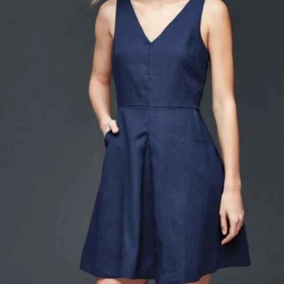 gap navy blue dress Honey Couture TAYTUM Electric Blue Sequin Mermaid Evening Gown Dress main image 1
